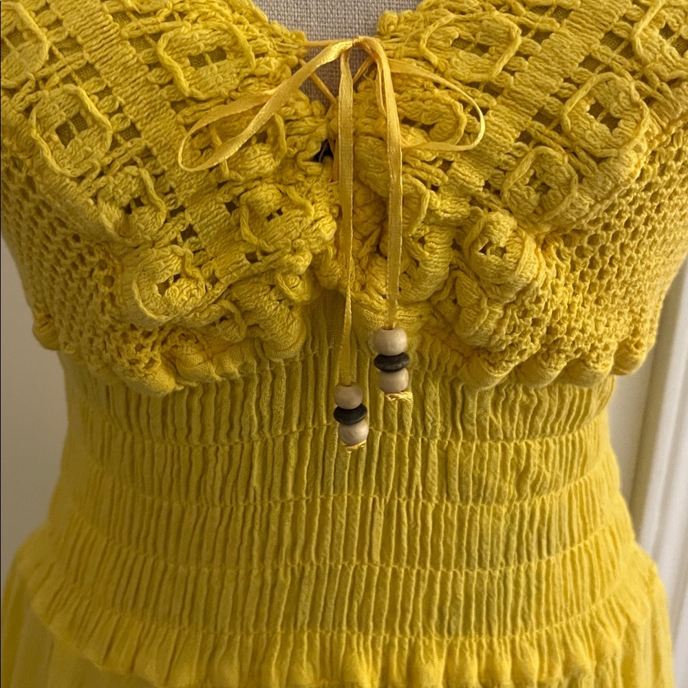 🍎Yellow Women's Dress - Picture 8 of 14